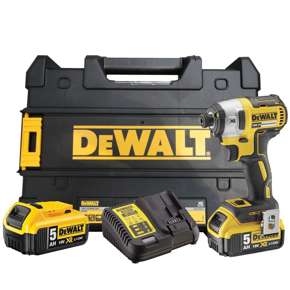 Dewalt 18V 1/4 In. Cordless Impact Driver, 205 Nm, Brushless Motor, 3