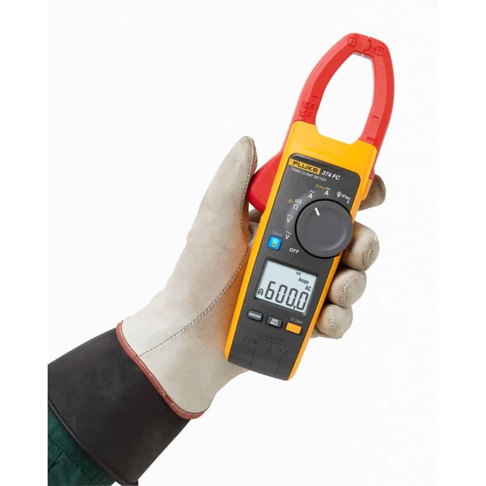 Fluke True RMS AC/DC Clamp Meter, 600A, 34mm Jaw, CAT IV 600V, with