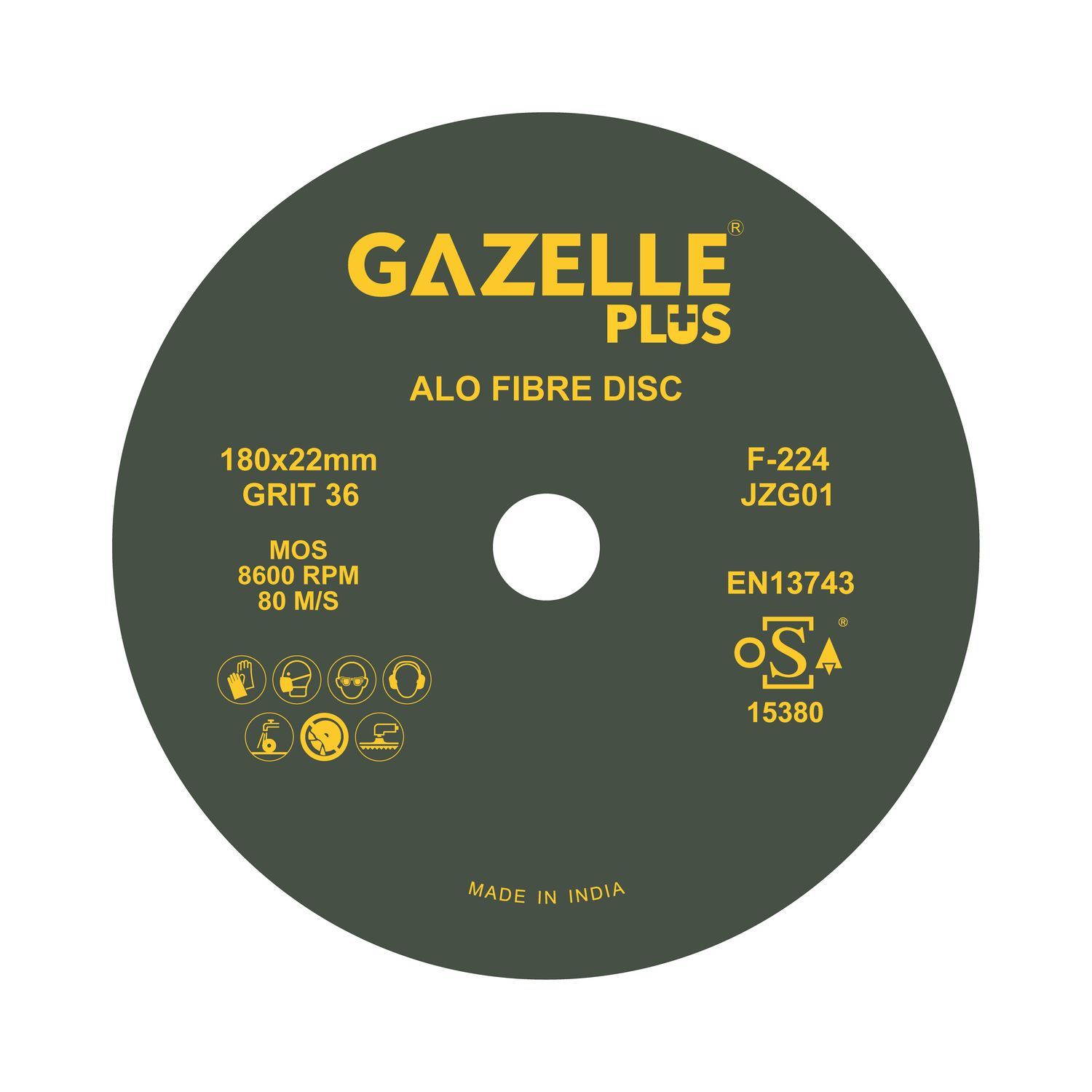 Gazelle Fibre Discs F224/7/36 Thumbnail 0