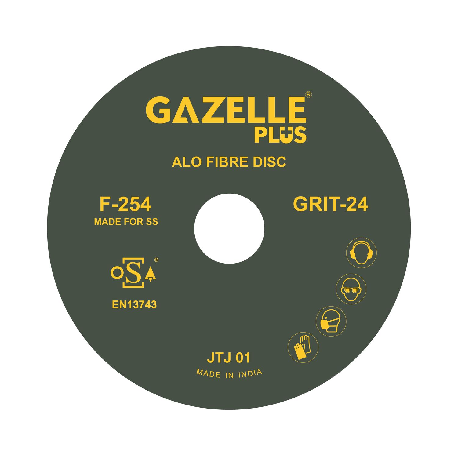 Gazelle Fibre Discs F254/4.5/24 Thumbnail 0