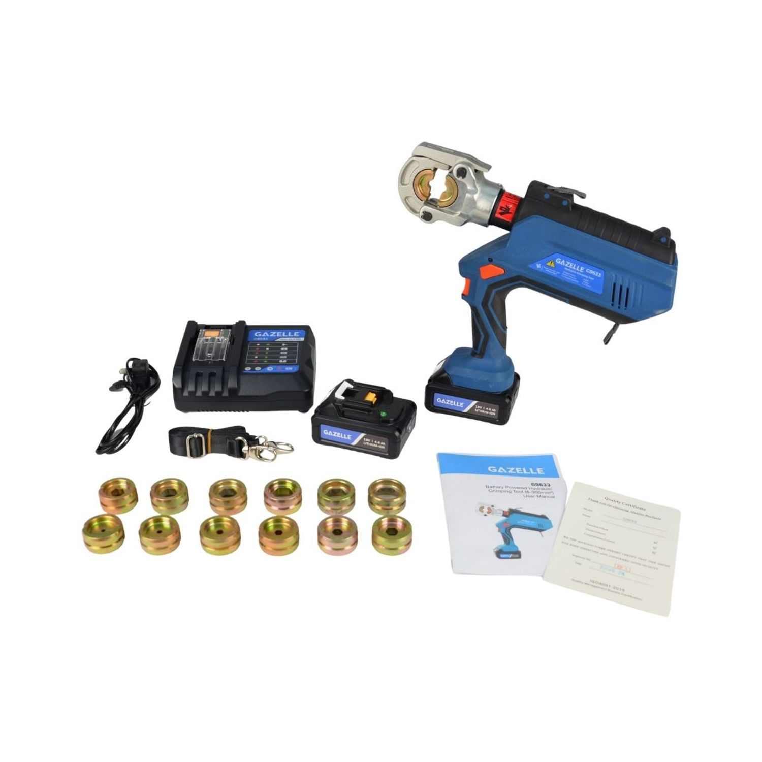 Gazelle Cordless Hydraulic Crimpers G9633 Thumbnail 6