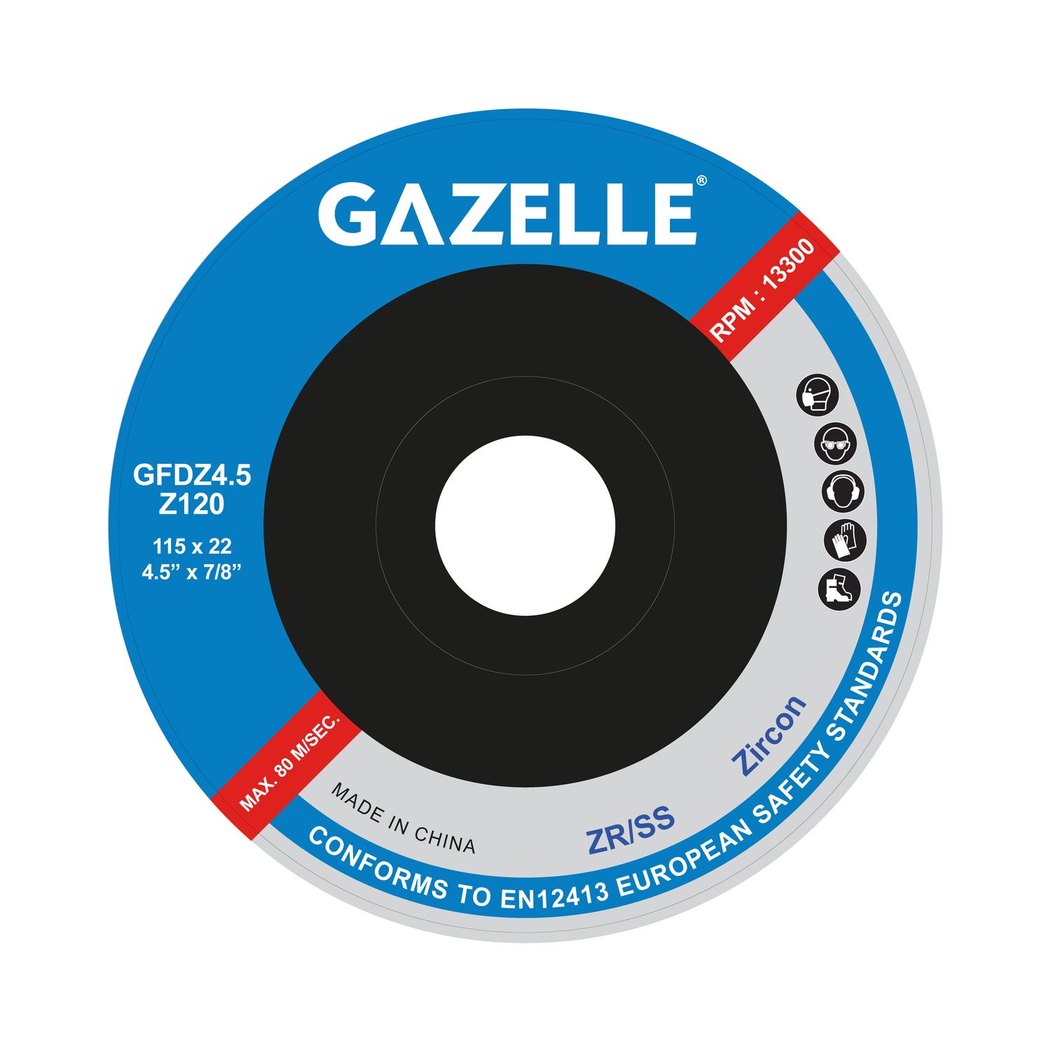 Gazelle Flap Discs GFDZ45120G Thumbnail 0