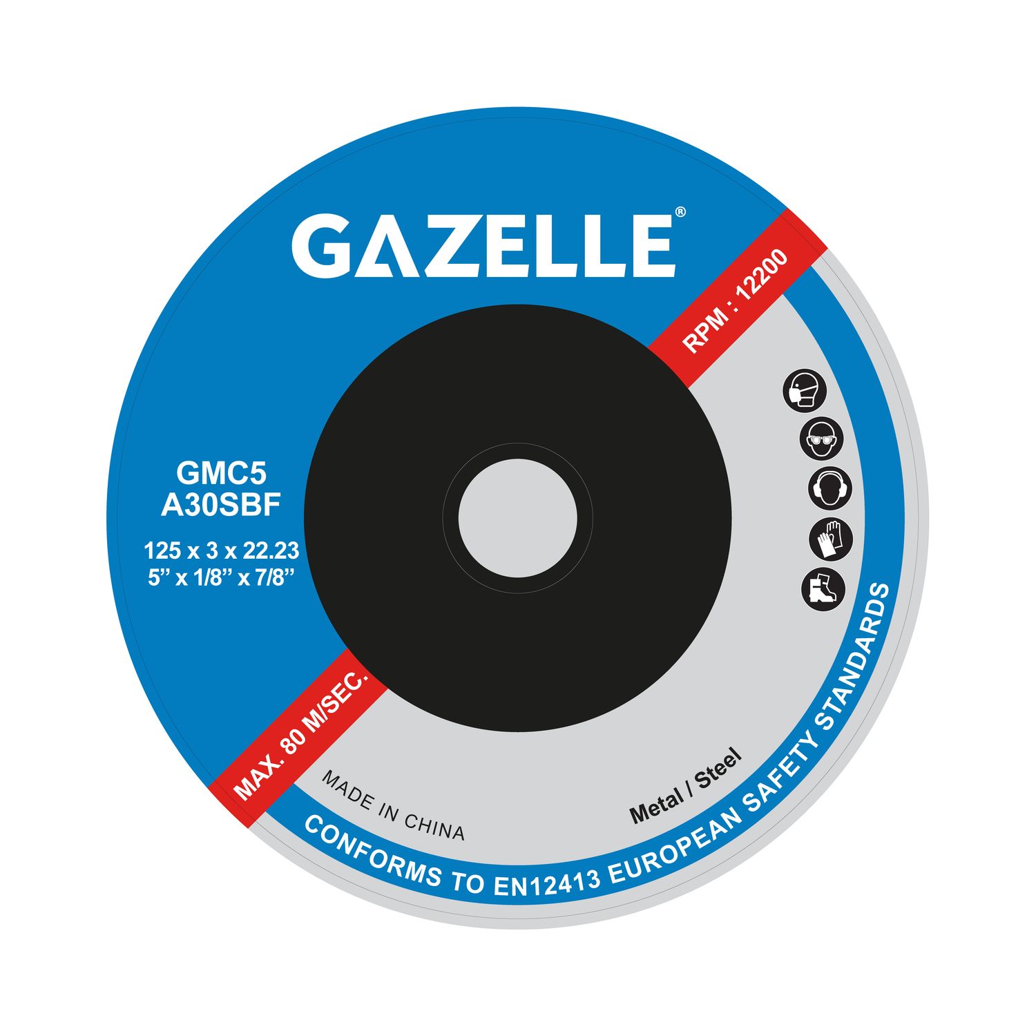 Gazelle Metal Cutting Discs GMC5 Thumbnail 0