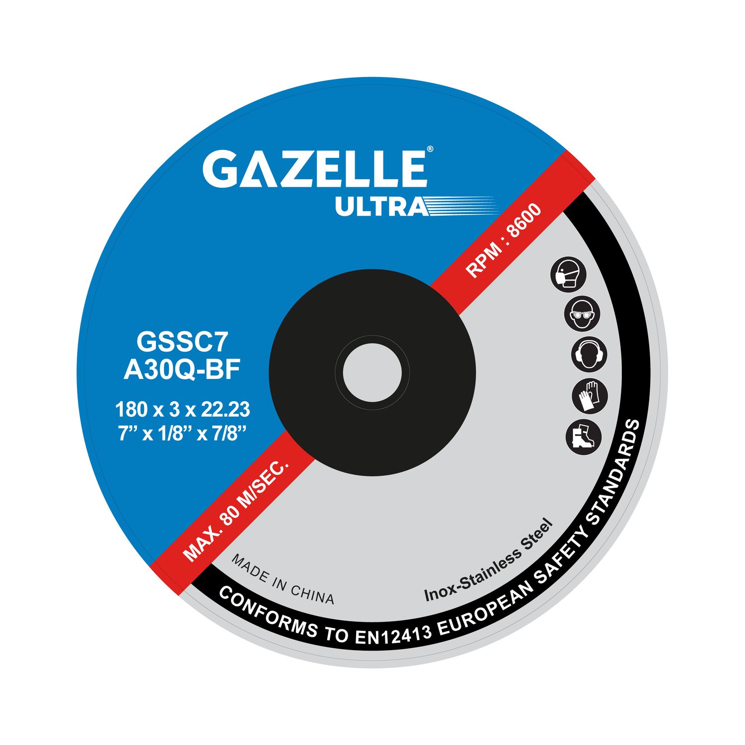 Gazelle Stainless Steel Cutting Discs GSSC7-Ultra Thumbnail 0