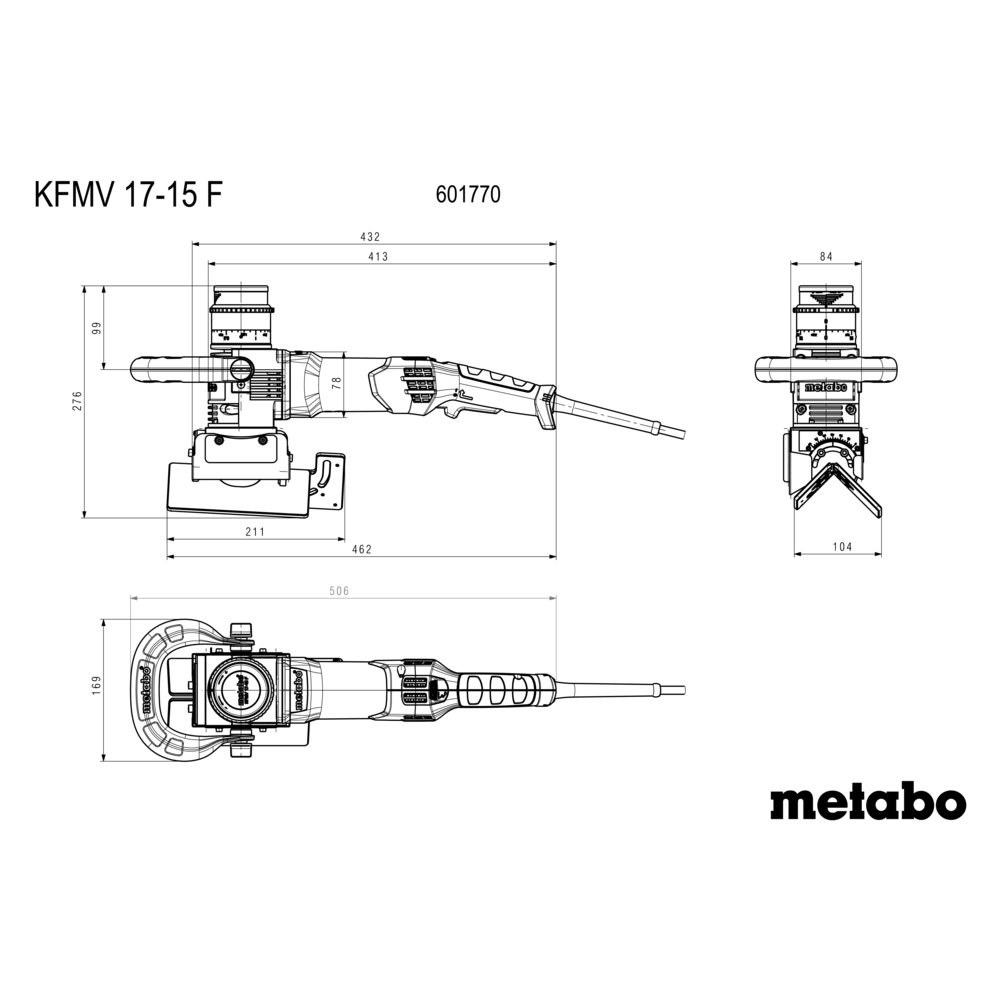Metabo Angle Grinders 601771620 Thumbnail 1