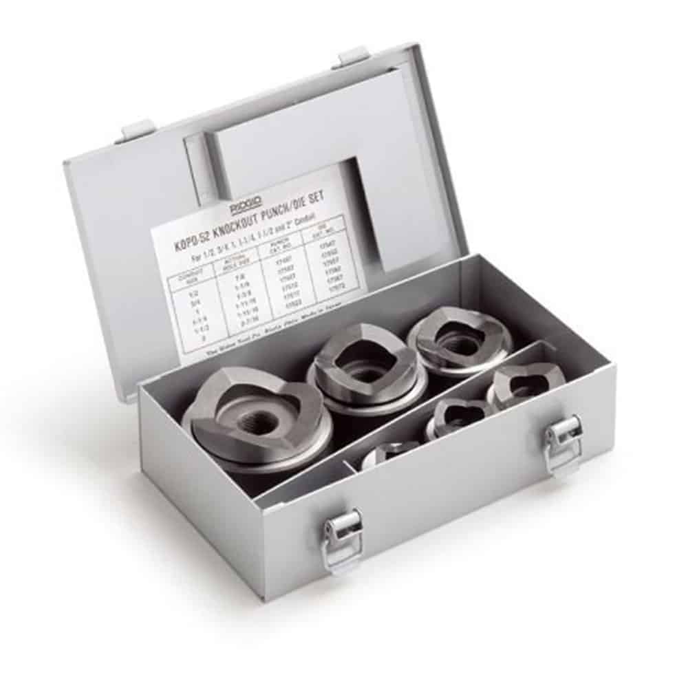 Ridgid 23487 Kopd-52 Knockout Set 1/2 - 2 Inches