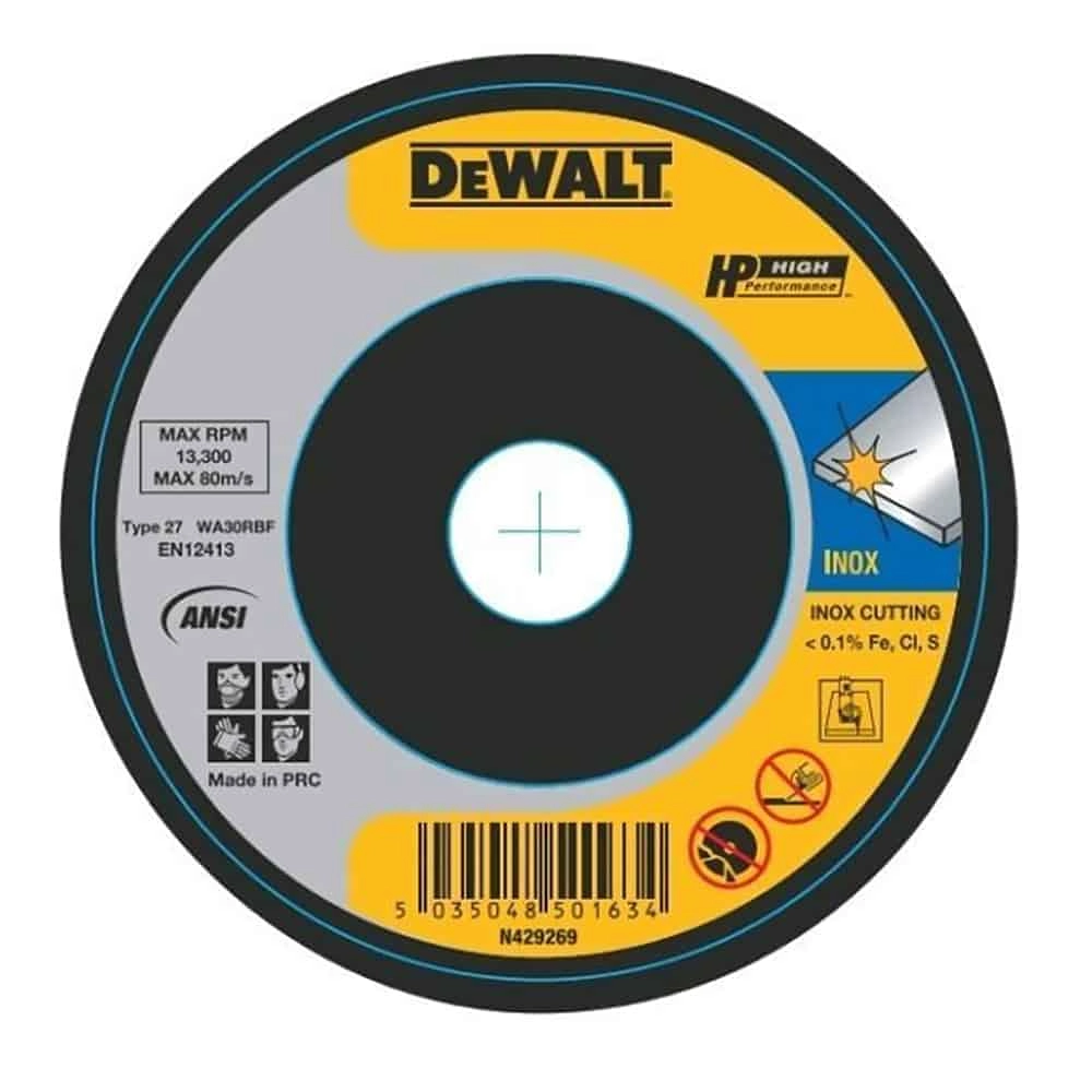 Dewalt Stainless Steel Cutting Discs DWA4522SIA-AE Thumbnail 1