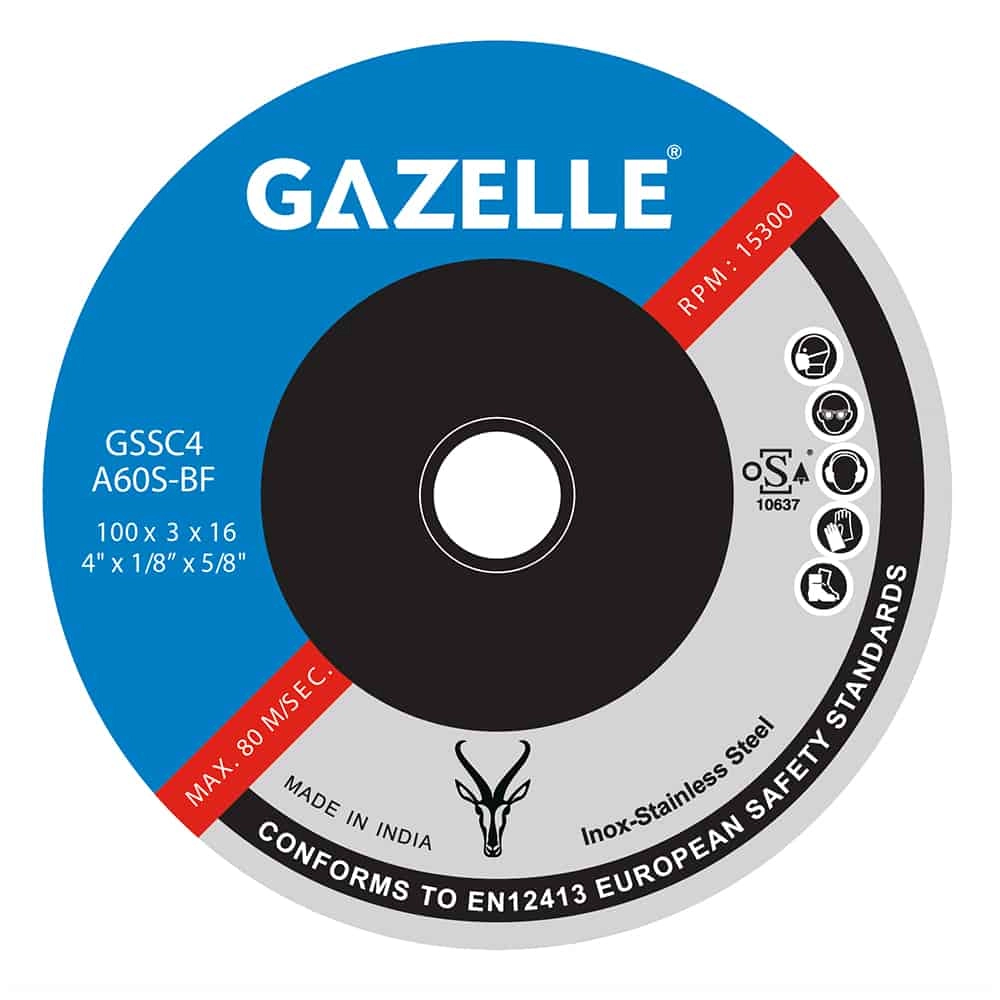 Gazelle Stainless Steel Grinding Discs GWZ500177 Thumbnail 1